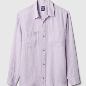 GAP Lavender Button-Up Shirt